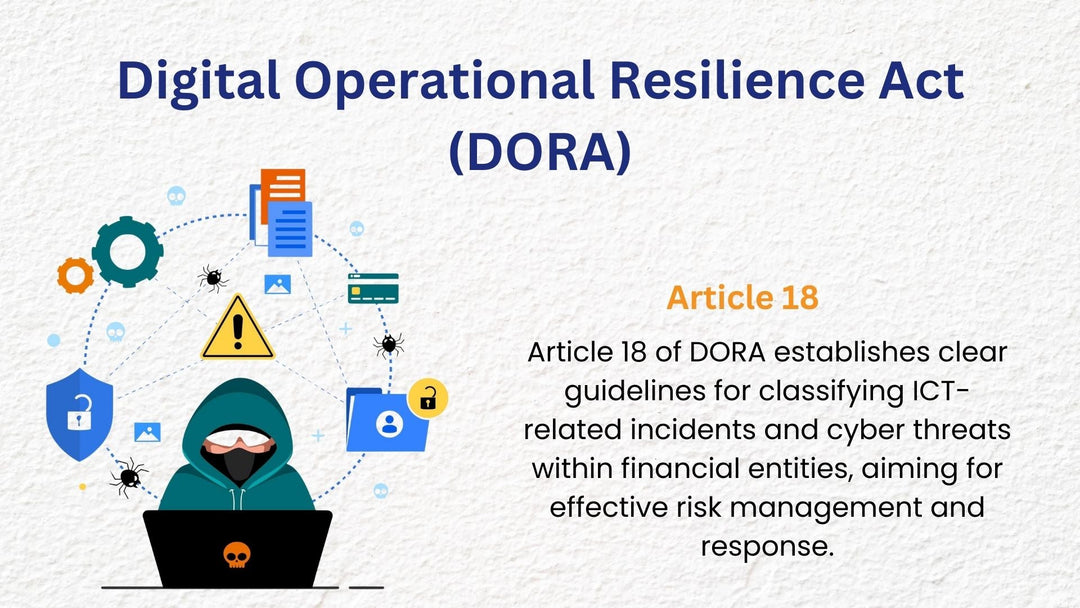 Article 18, Classification Of ICT-Related Incidents And Cyber Threats, Digital Operational Resilience Act (DORA)