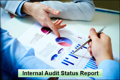 ISO 27001:2022 : Internal Audit Status Report Template Download