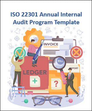 ISO 22301 Annual Internal Audit Program Template