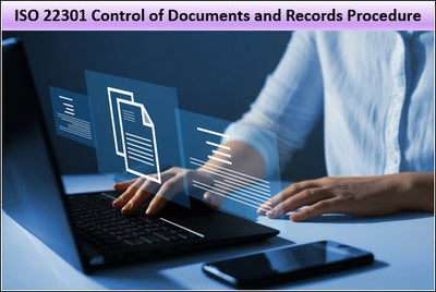ISO 22301 Control of Documents and Records Procedure Template