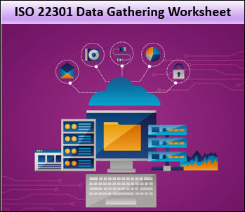 ISO 22301 Data Gathering Worksheet Template