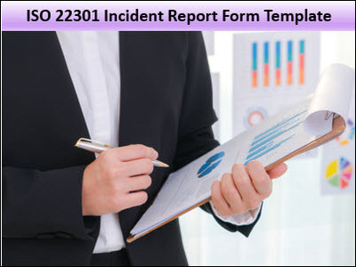 ISO 22301 Incident Report Form Template