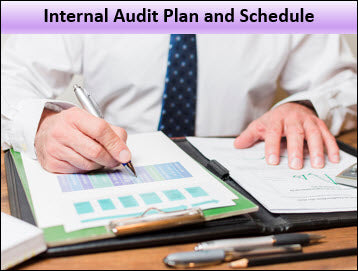 ISO 22301 Internal Audit Plan and Schedule Template