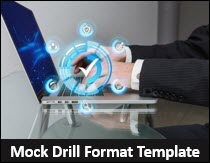 Mock Drill Format Template