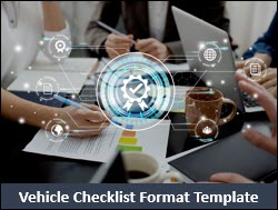 Vehicle Checklist Format Template