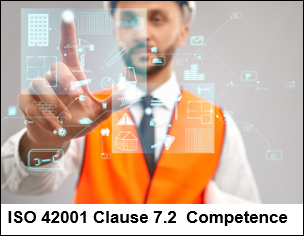 ISO 42001 clause 7.2 Competence