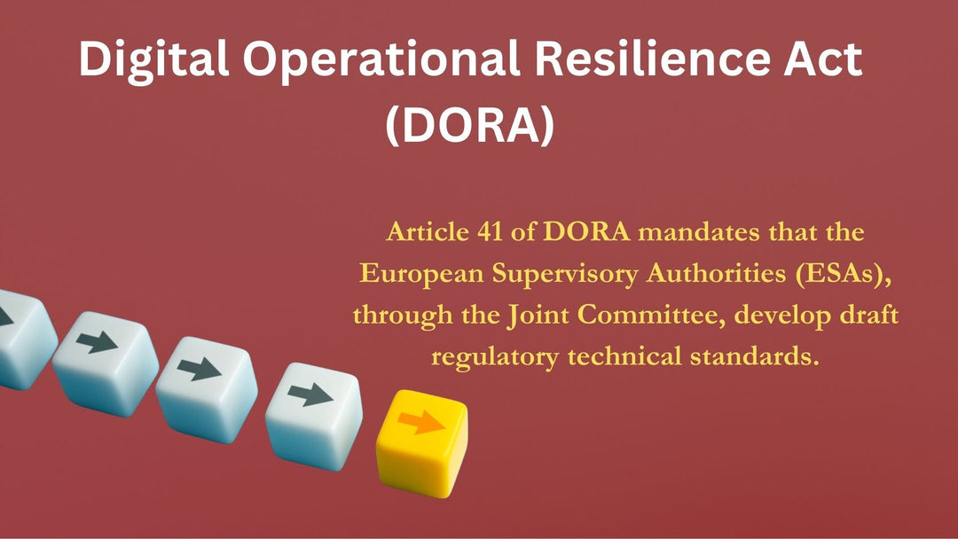 Article 41, Harmonisation Of Conditions Enabling The Conduct Of The Oversight Activities, Digital Operational Resilience Act (DORA)