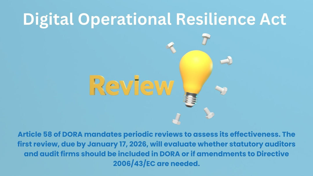 Article 58, Review Clause, Digital Operational Resilience Act (DORA)