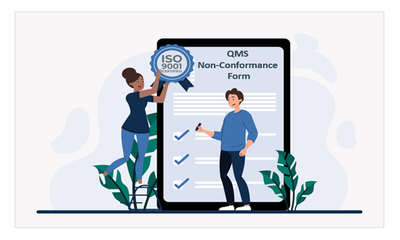 QMS 9001 Non-Conformance Forms Template