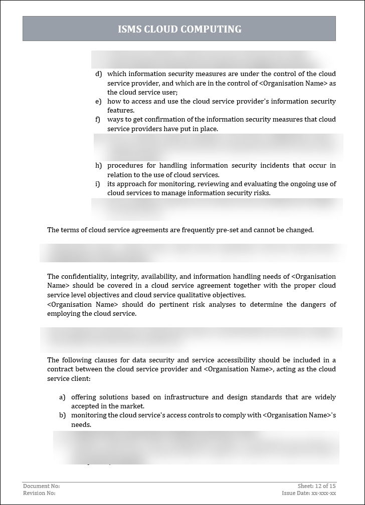 ISO of 27001:2022-Cloud Computing Policy