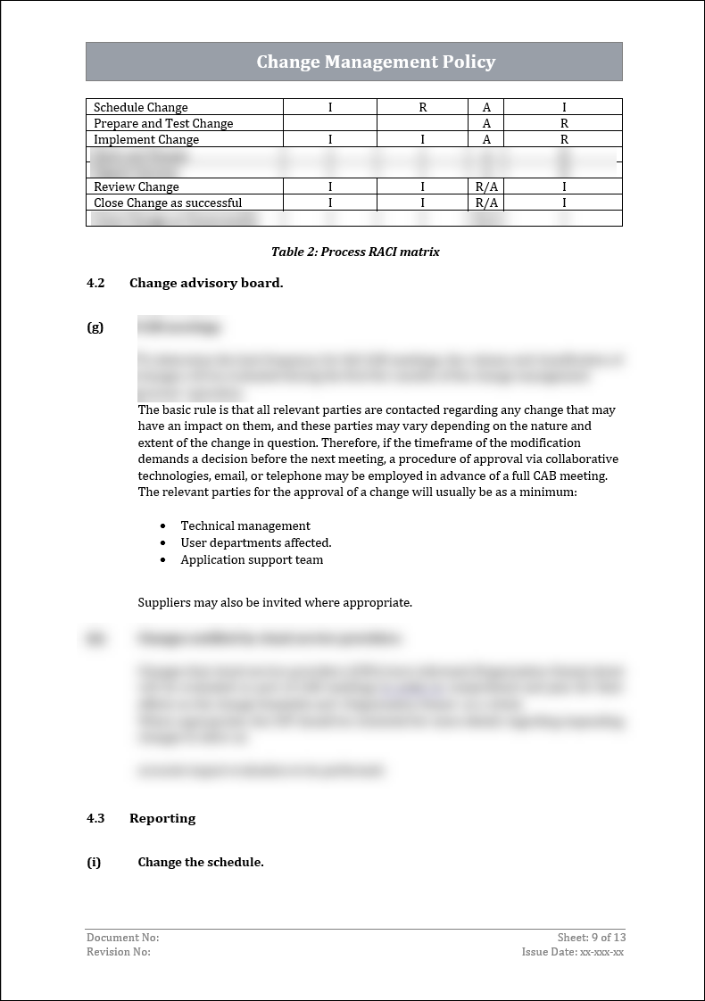 ISO 27001:2022-Change Management Policy Template