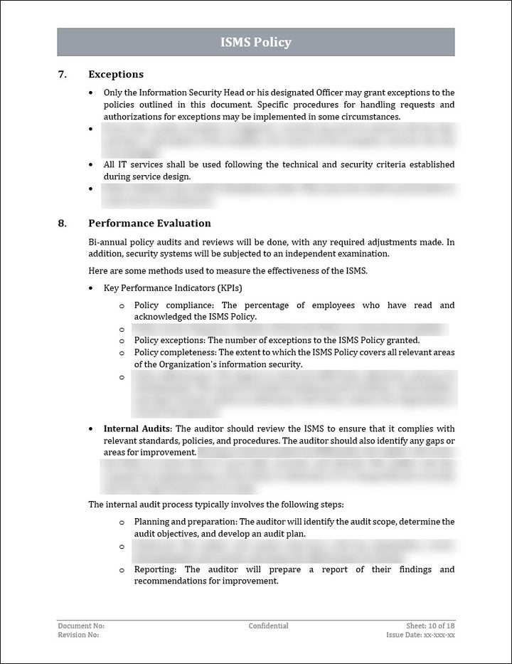 ISO 27001:2022 - ISMS Policy Template