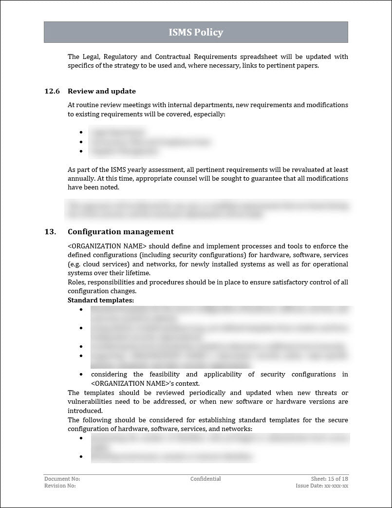 ISO 27001:2022 - ISMS Policy Template