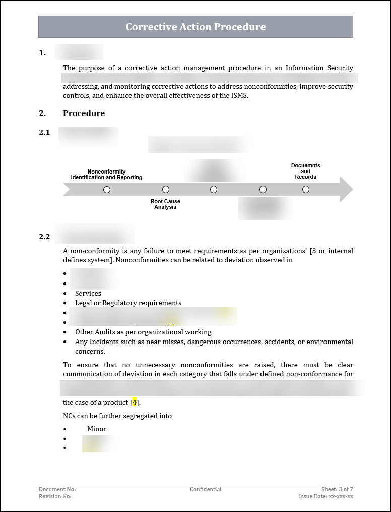 ISO 27001:2022-Corrective Action Procedure 