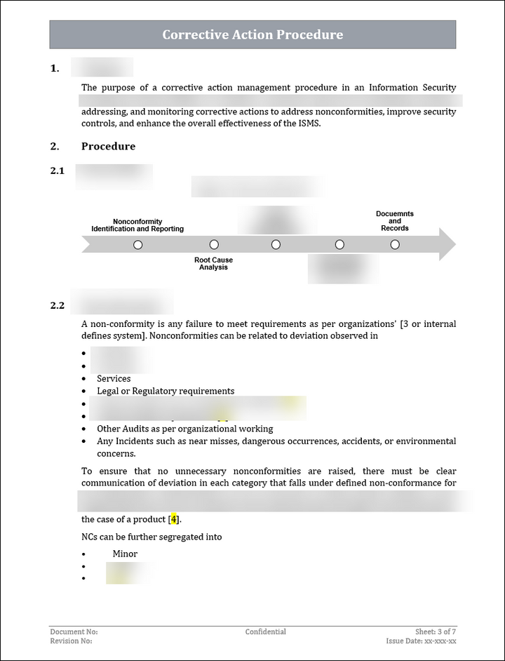 ISO 27001:2022-Corrective Action Procedure 