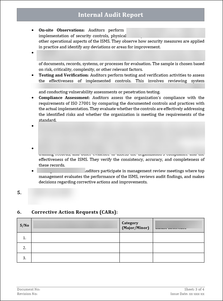 ISO 27001:2022-Internal Audit Report