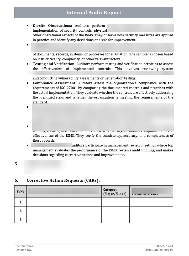 ISO 27001:2022-Internal Audit Report