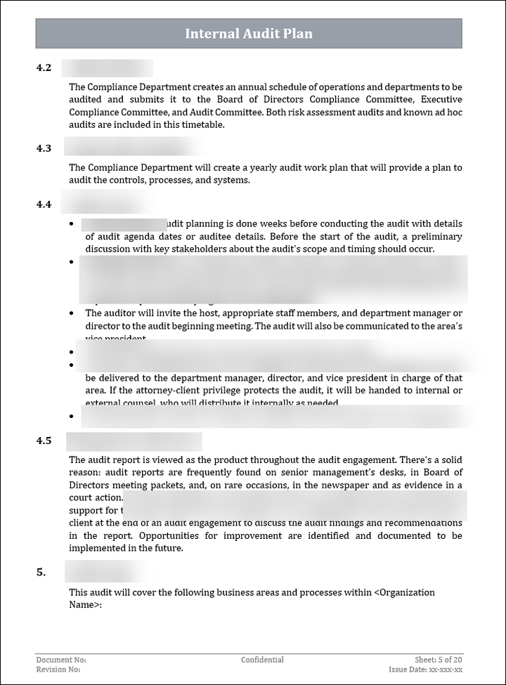 ISO 27001:2022 - Internal Audit Plan