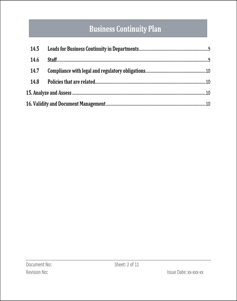 ISO 9001 Documentation Toolkit | Free Sample Template Download