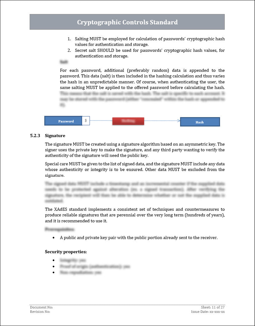 ISO 27001:2022 - Cryptographic Controls Policy Template