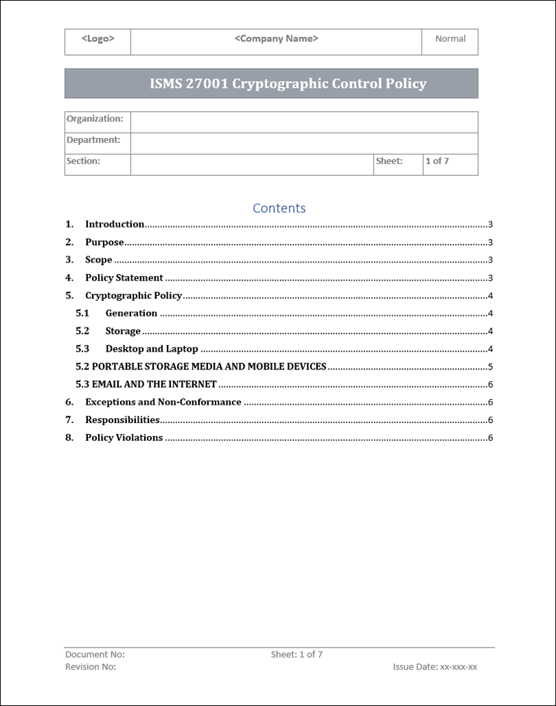 ISO 9001 Documentation Toolkit | Free Sample Template Download