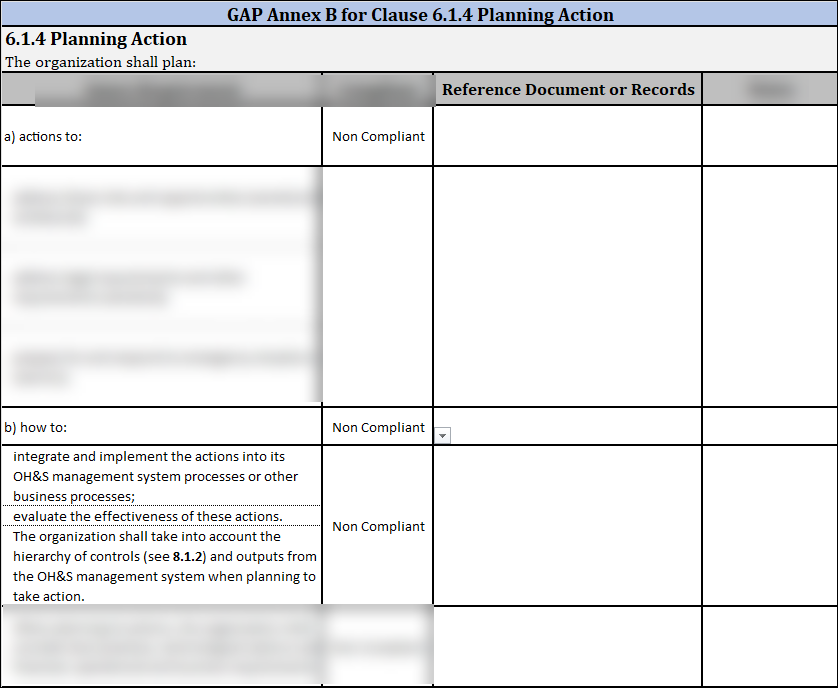 ISO 45001 Internal Audit Checklist Template