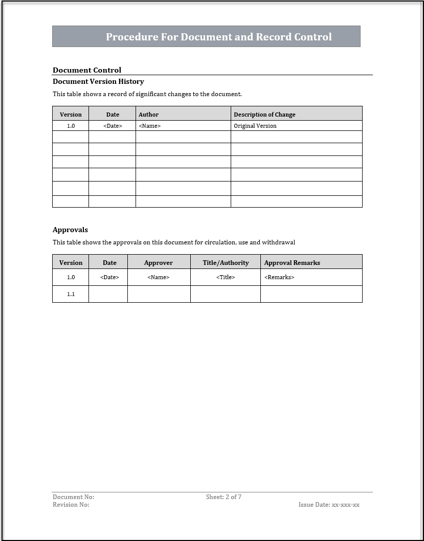 ISO 20000 Documentation Toolkit