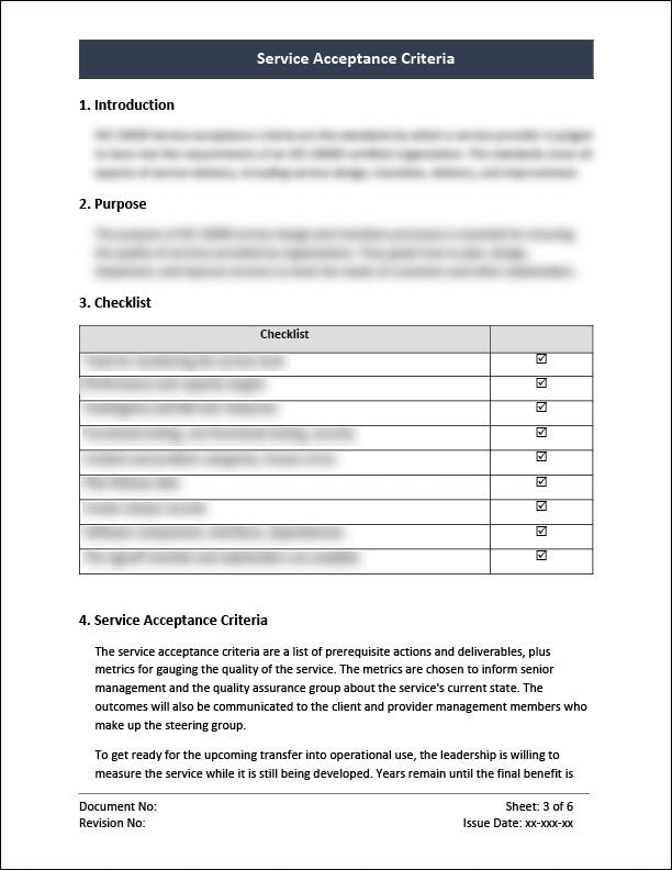 ISO 20000 Documentation Toolkit