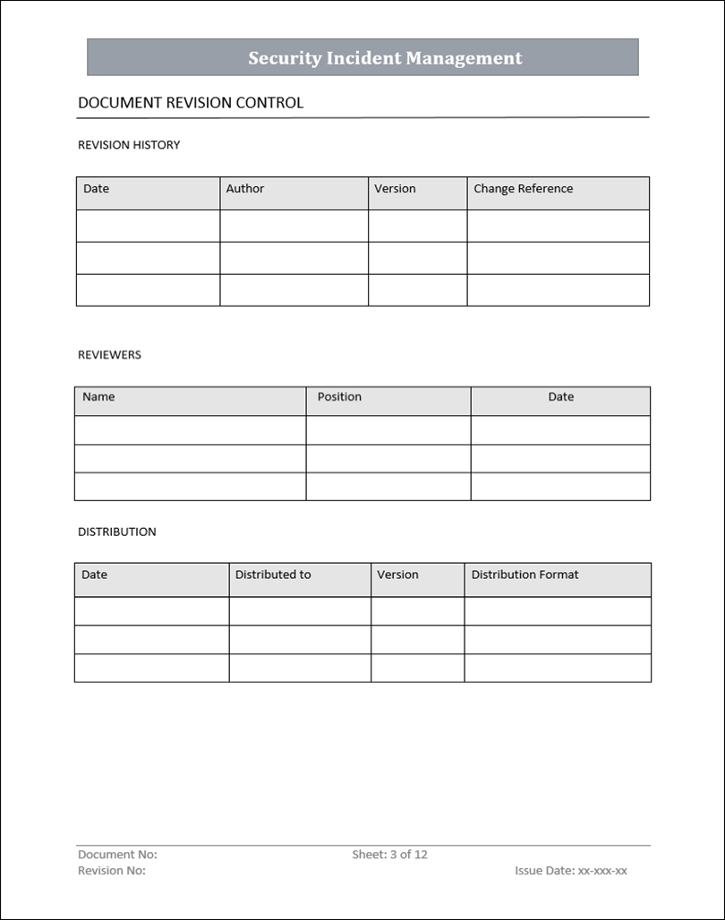 ISMS Security Incident Management