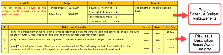 Project Status Report 