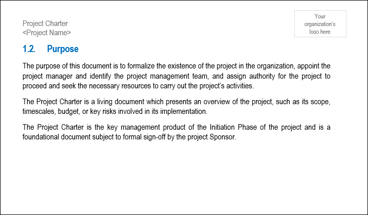 project charter, project charter template, project charter word template