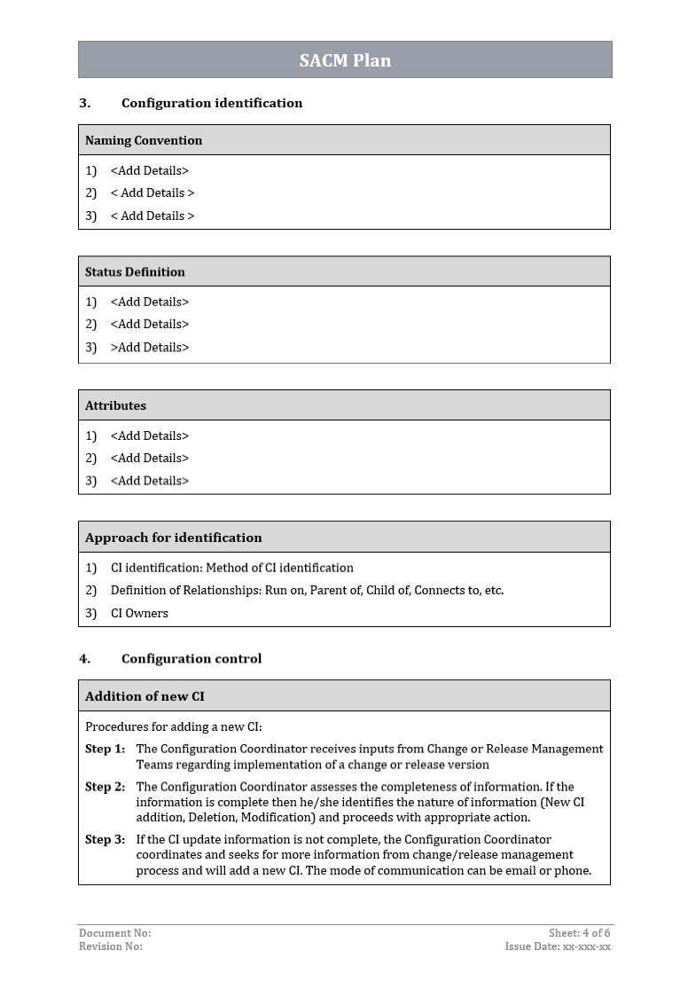 SACM Configuration Identification 