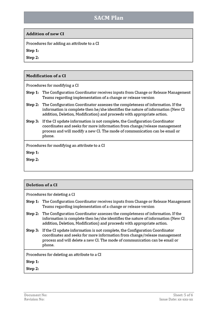 SACM Word Template